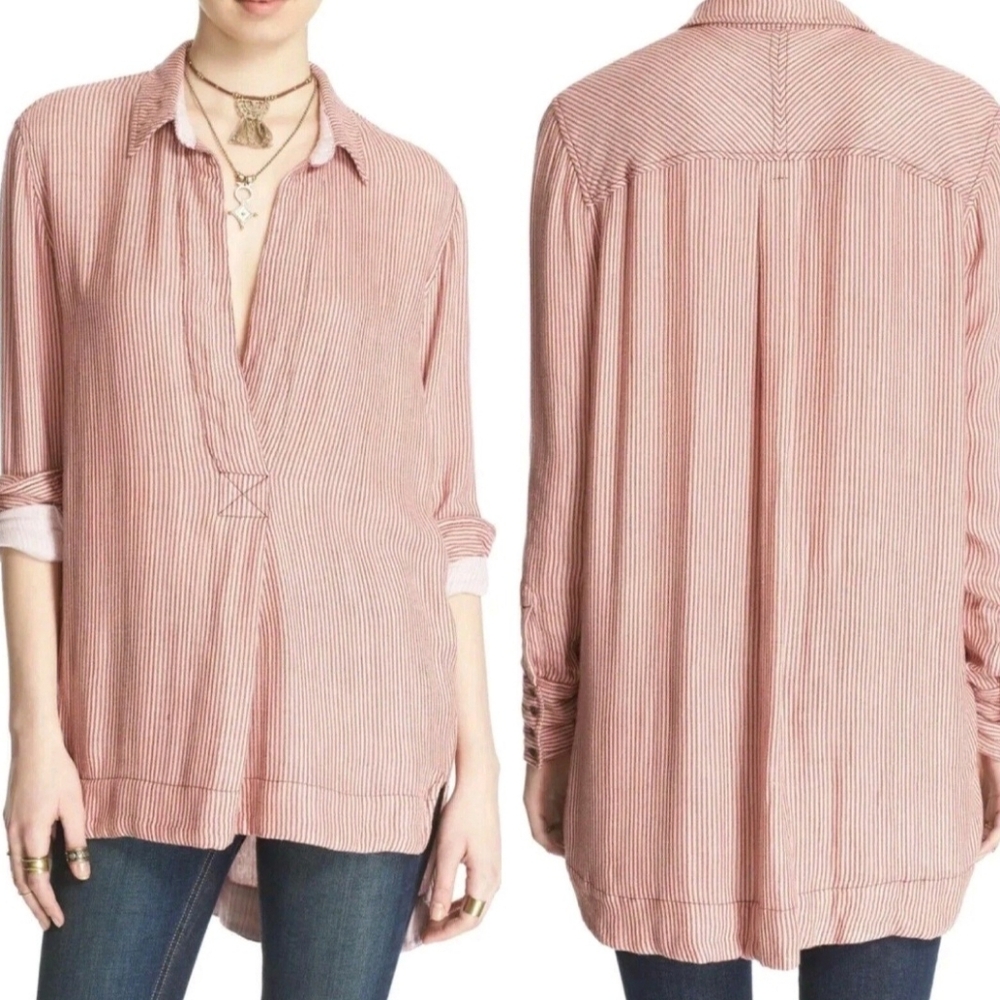 Free People "On The Road" Tunic Blouse